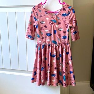 DotDotSmile Ballerina Style Twirly Dress size 3/4 - Umbrellas